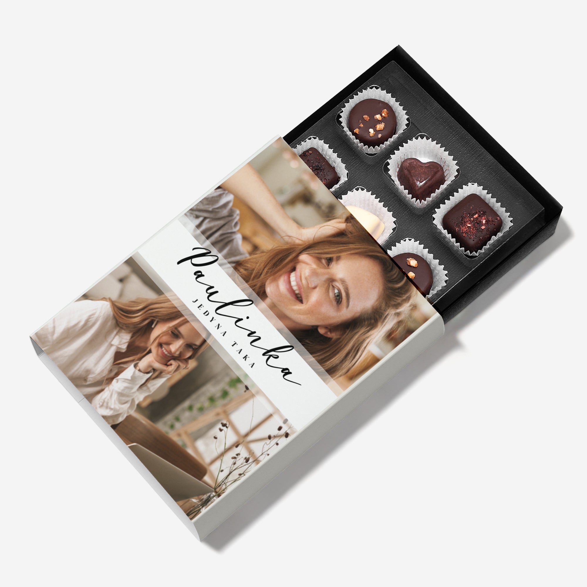 Personalizowane czekoladki na Dzień Kobiet prezent na dzień kobiet czekoladki personalizowane