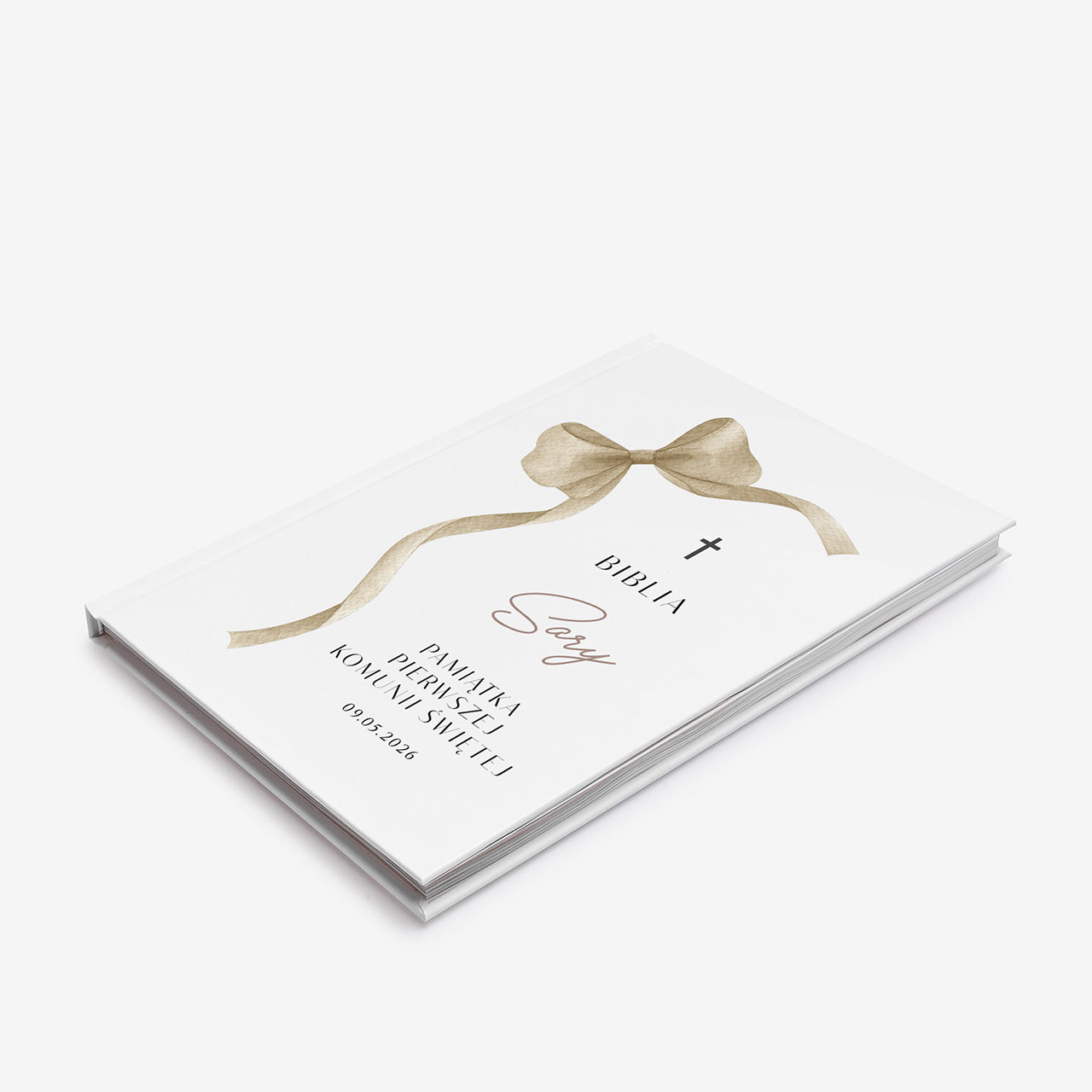 Biblia na Komunię - prezent personalizowany