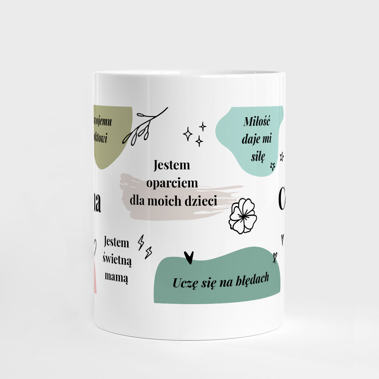 Personalizowany kubek dla mamy - Afirmacje dla mamy