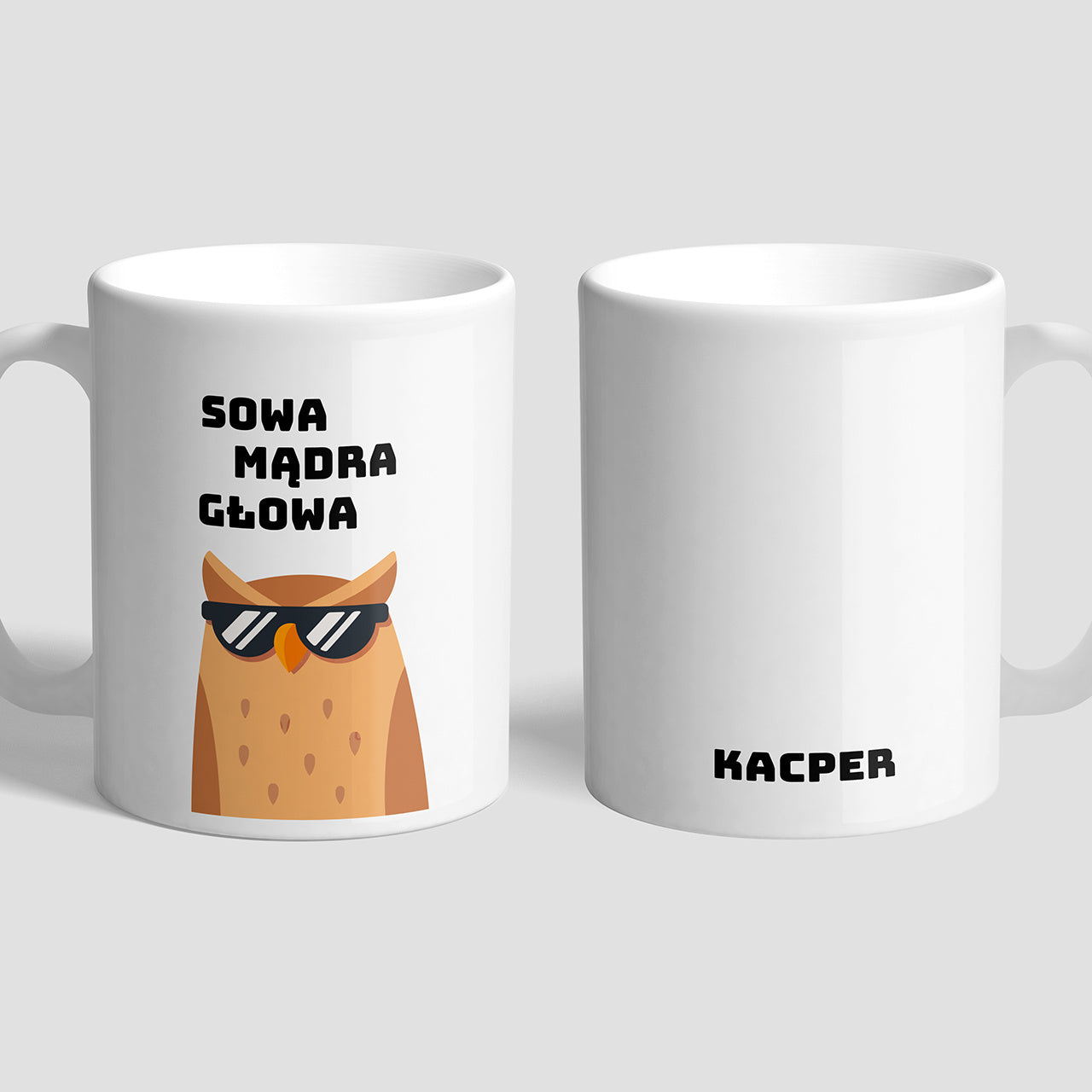 Personalizowany kubek - Sowa - prezent dla ucznia