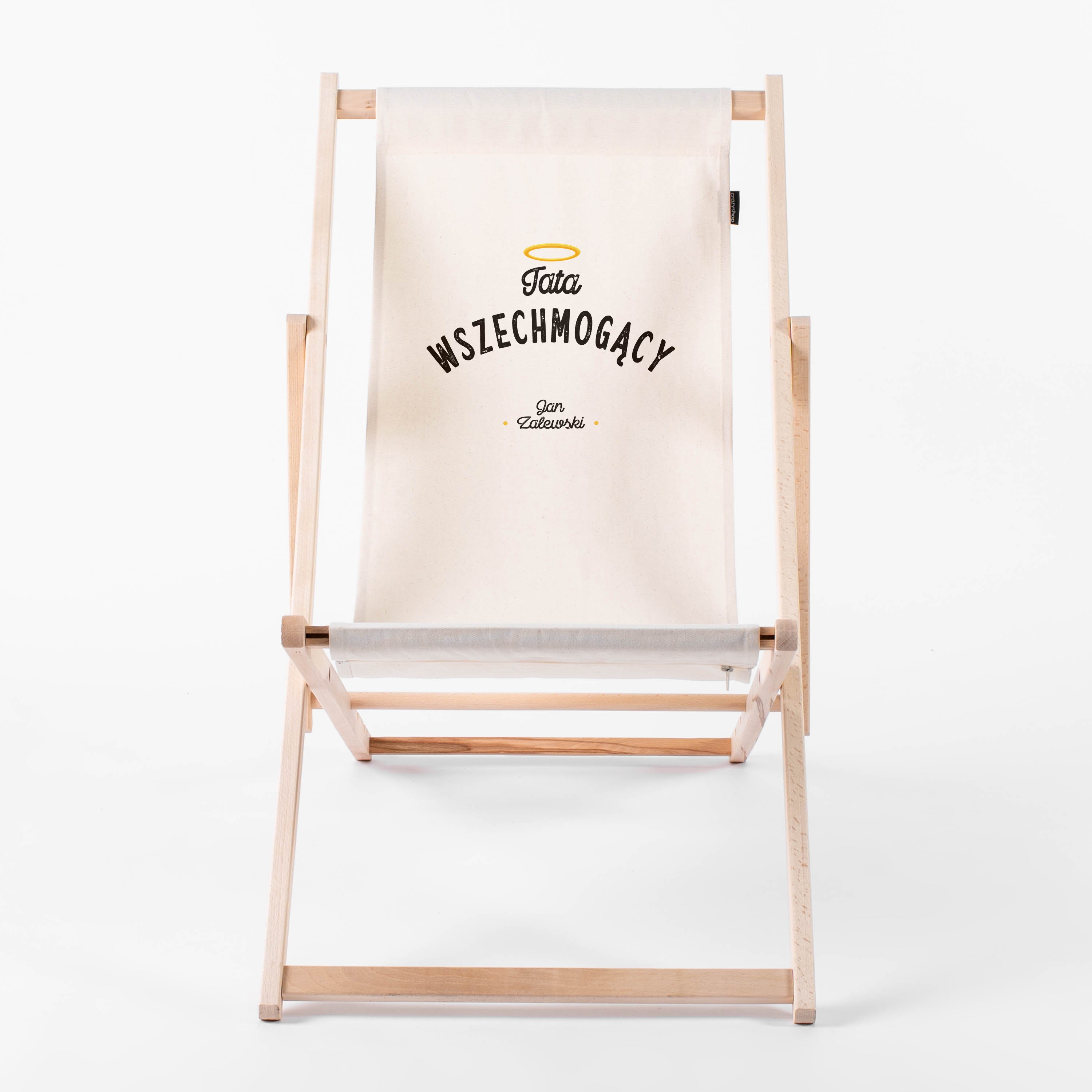 Leżak personalizowany - prezent na Dzień Ojca