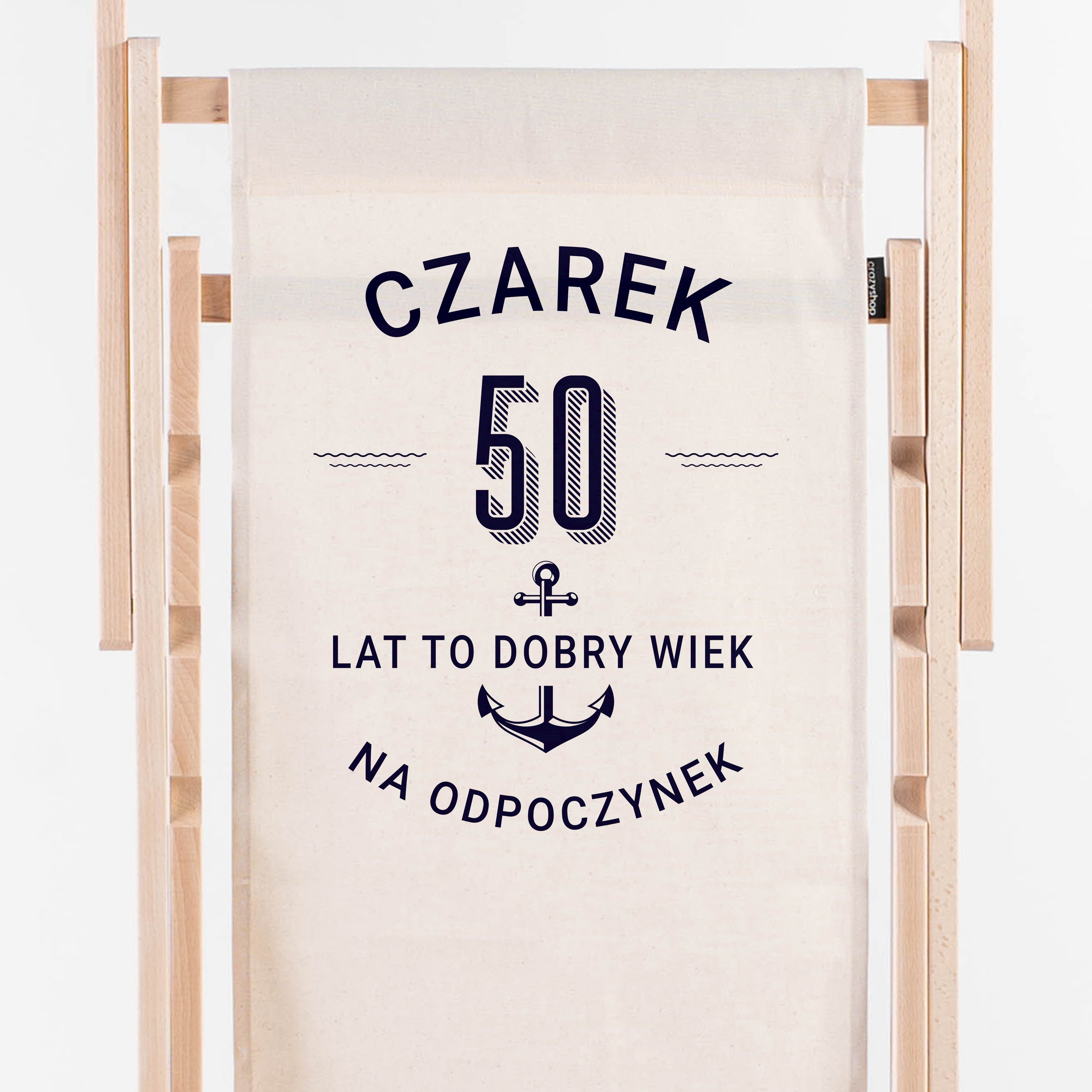 Personalizowany leżak na urodziny z nadrukiem