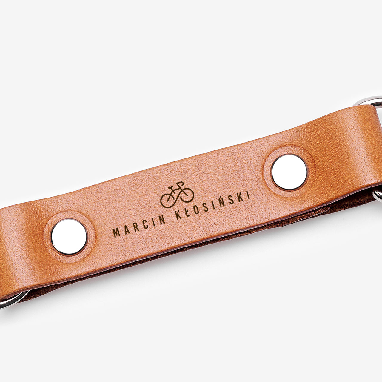 Grawerowany brelok - drobny prezent dla rowerzysty brelok z grawerem personalizowany brelok