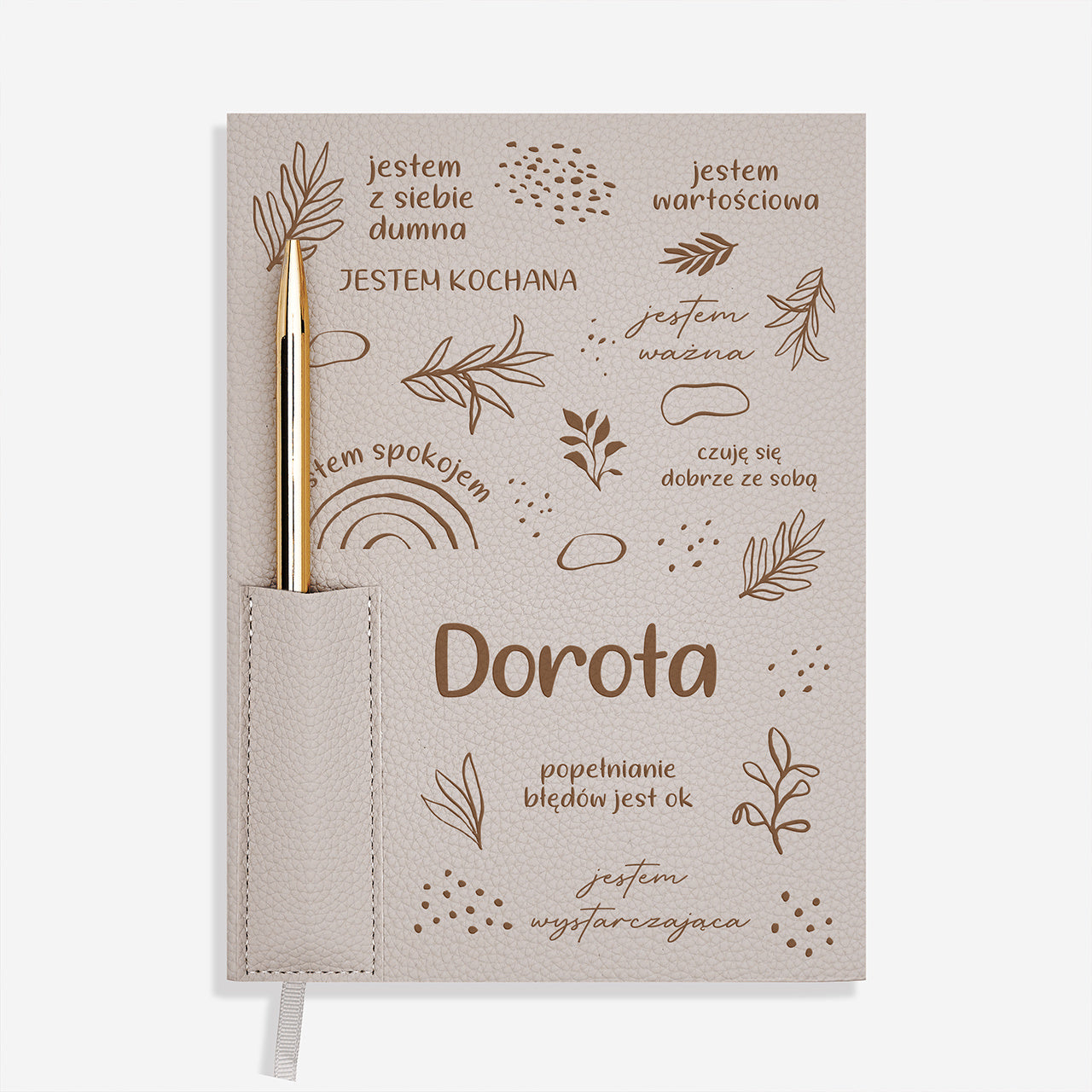 Elegancki planner z długopisem - prezent dla kobiety