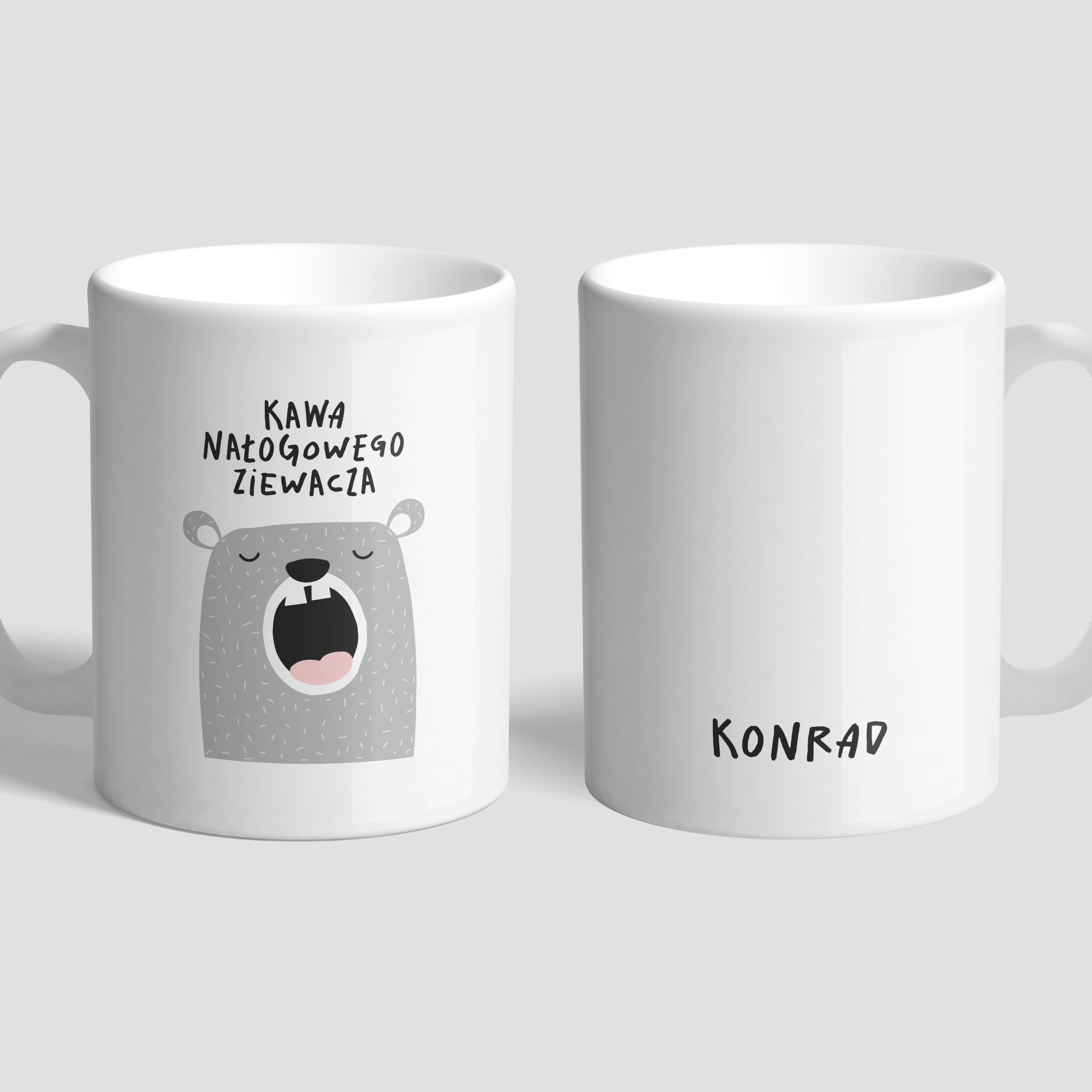 Śmieszny kubek dla śpiocha personalizowany kubek prezent dla śpiocha prezent dla domatora