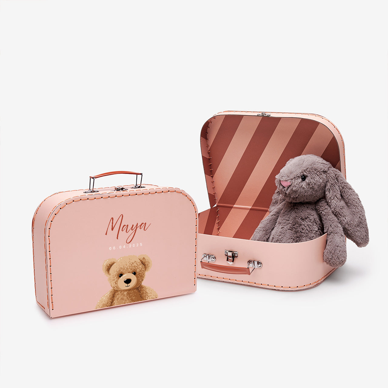 Personalizowany kuferek z misiem dla dziecka