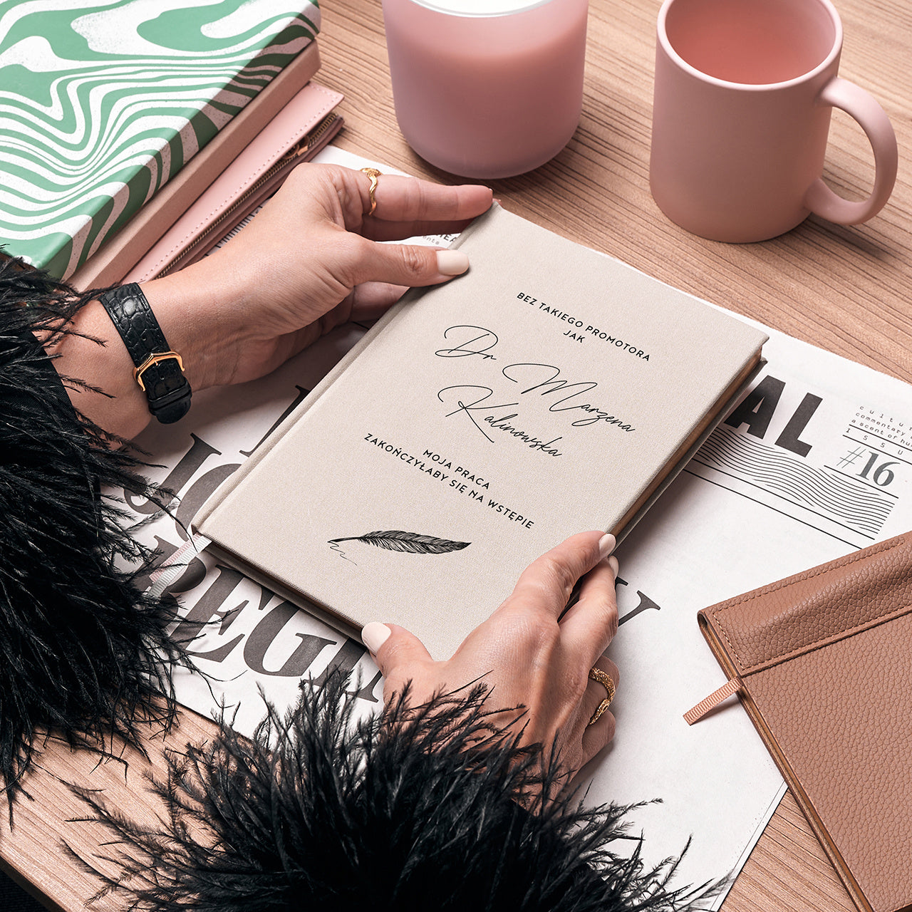 Planner personalizowany - podziękowania dla promotora prezent dla promotora prezent na podziękowanie