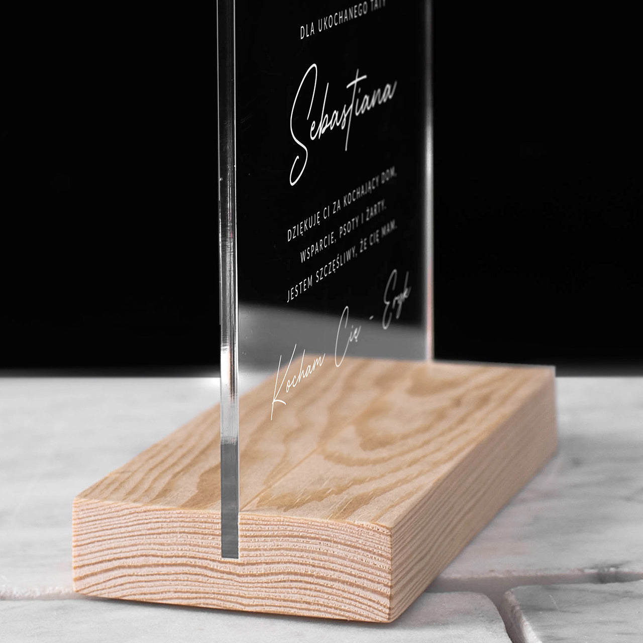 Statuetka na Dzień Taty od syna