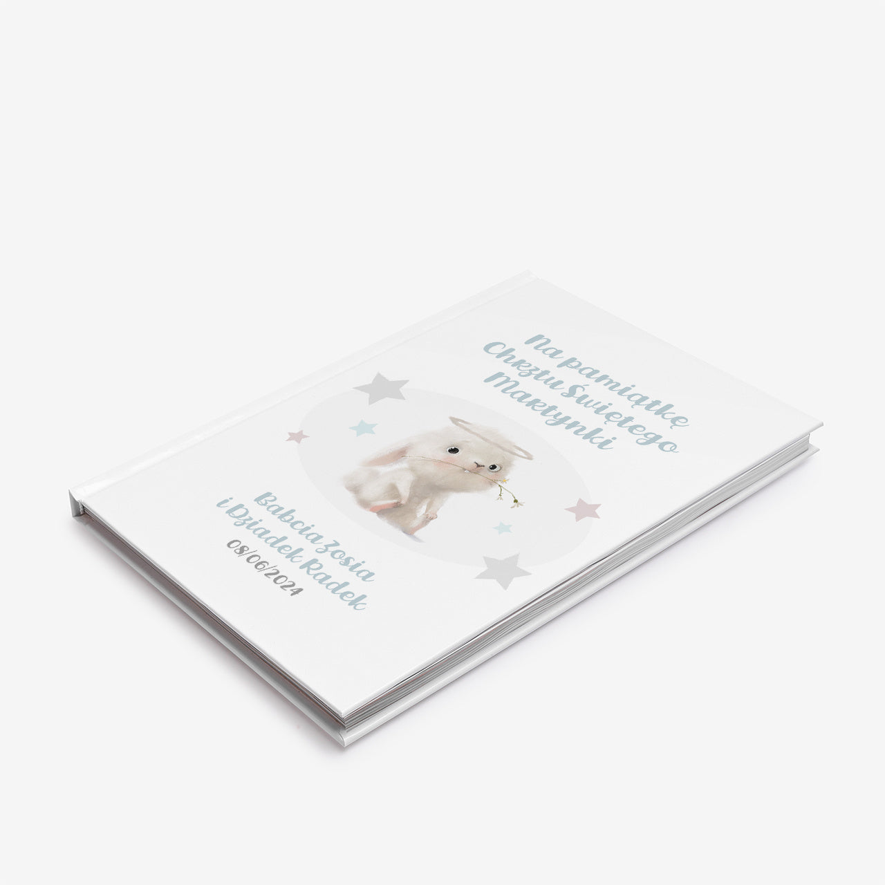 Personalizowana biblia - prezent na chrzest od dziadków
