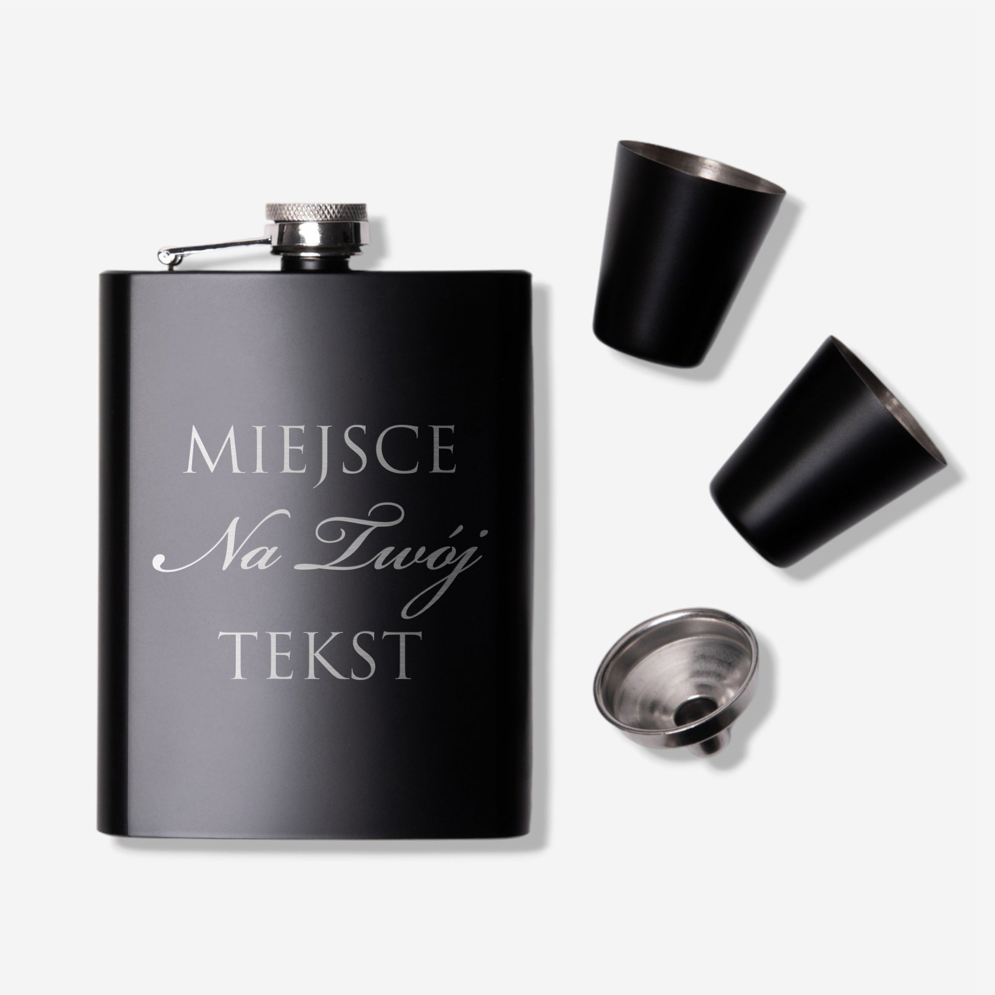 Personalizowana piersiówka - Twój Tekst