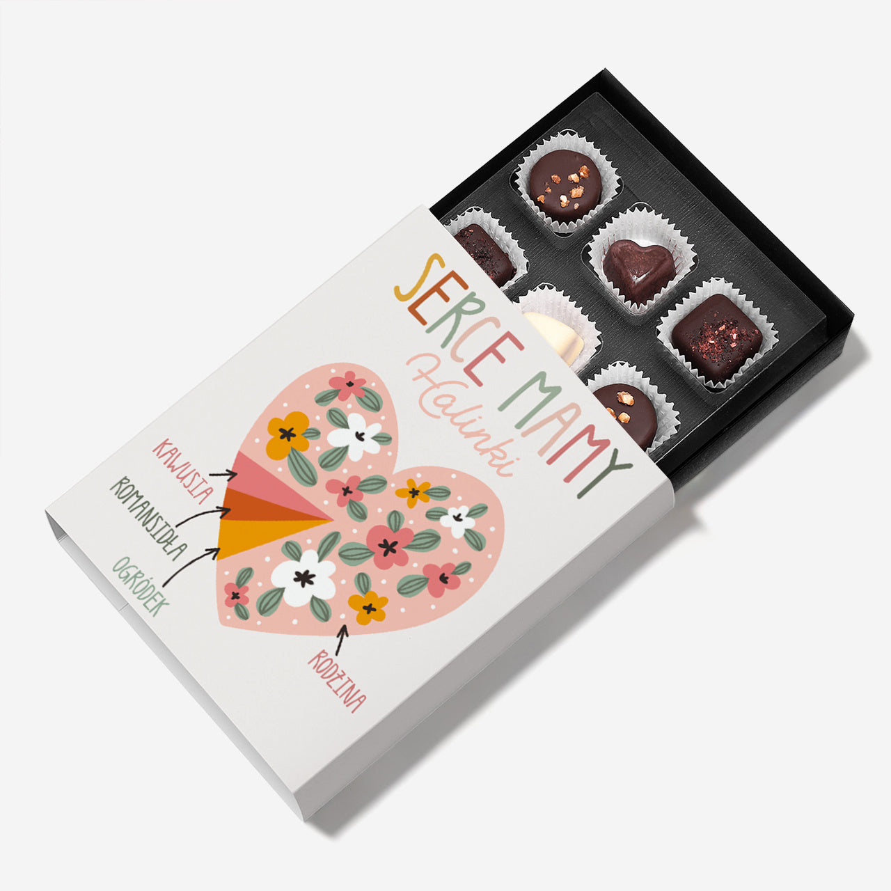 Pralinki personalizowane na Dzień Mamy pralinki belgijskie prezent dla mamy