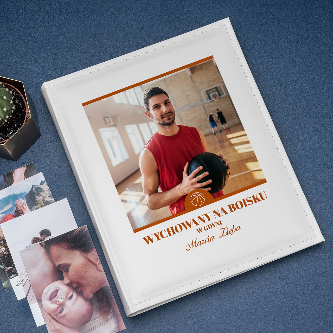 Personalizowany album dla koszykarza