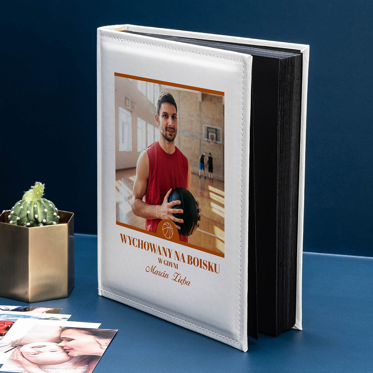 Personalizowany album dla koszykarza