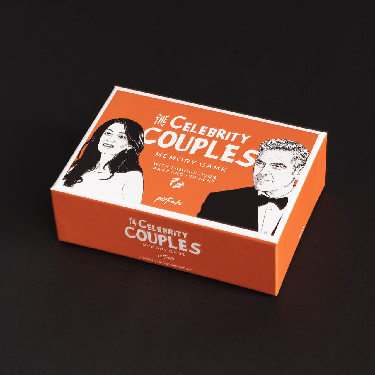 Gra memory Celebrity Couples gra karciana prezent dla pary prezent na parapetówkę