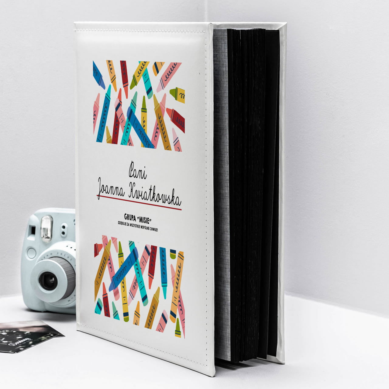 Personalizowany album dla przedszkolanki na zakończenie przedszkola album na zdjęcia prezent na podziękowanie