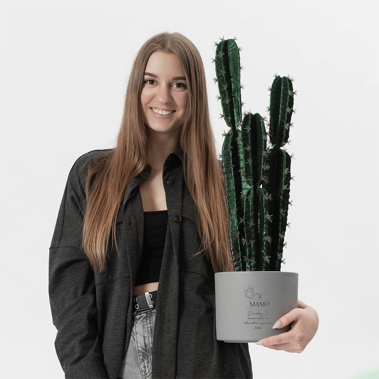 Grawerowana doniczka dla mamy prezent na dzień mamy personalizowana doniczka