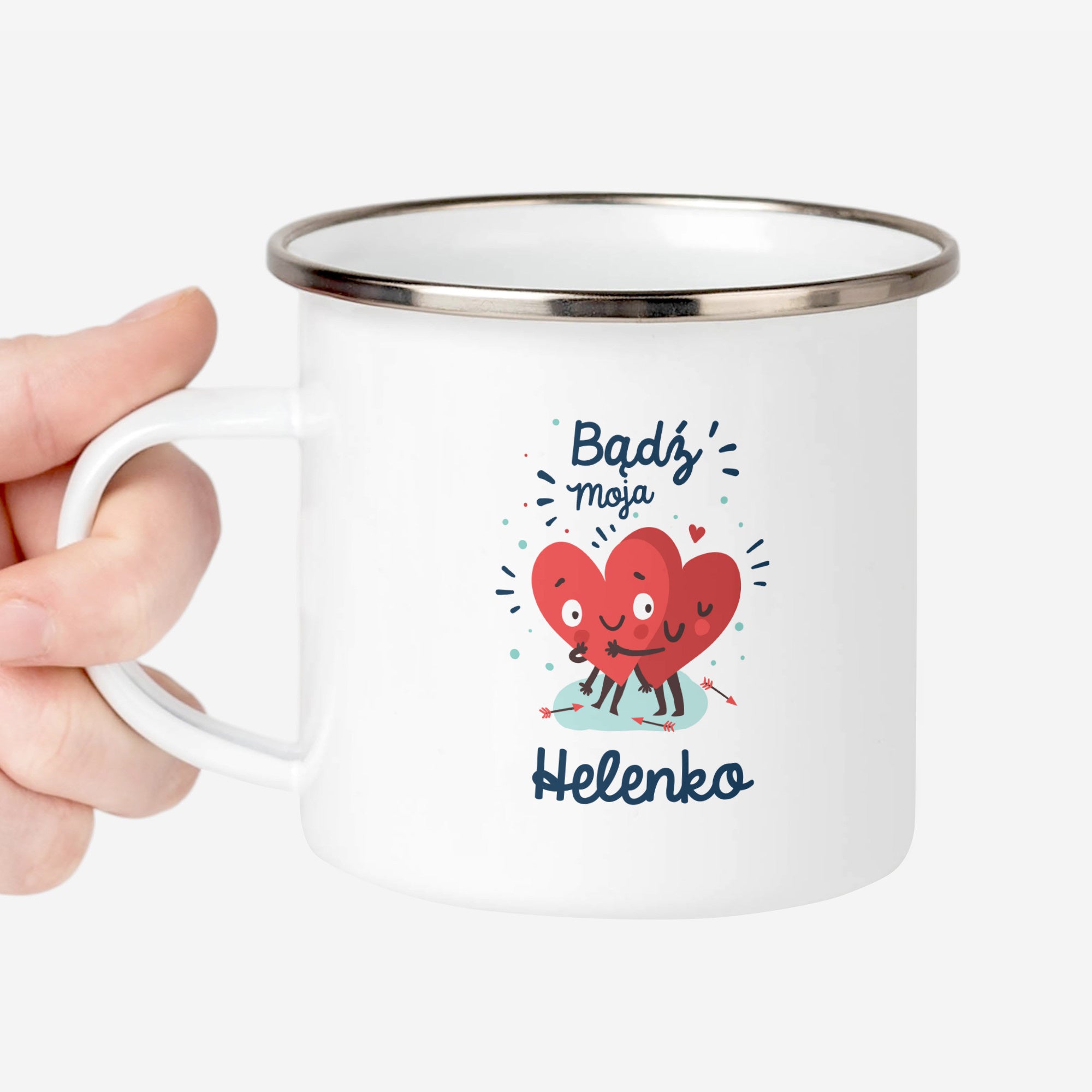 Kubek personalizowany na Walentynki - prezent dla ukochanej