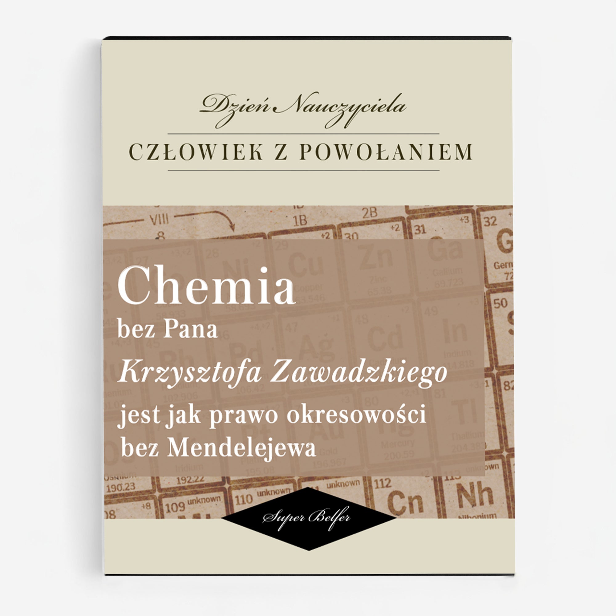 Praliny belgijskie dla nauczyciela chemii