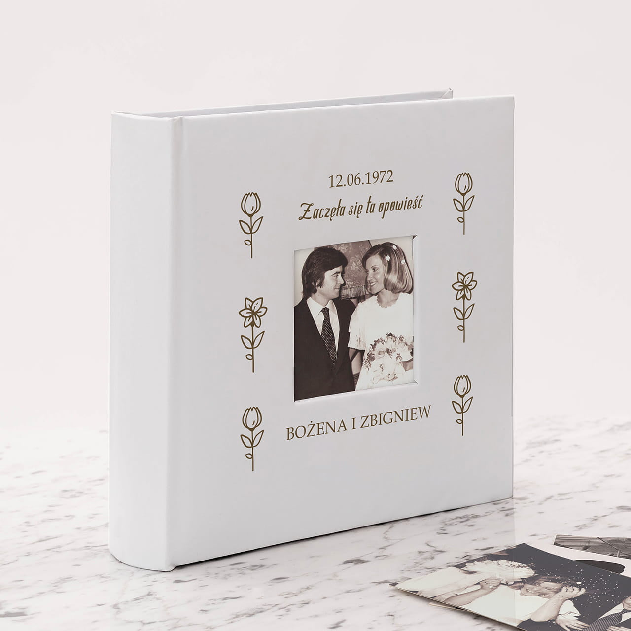 Album personalizowany - prezent na Rocznicę Ślubu album na zdjęcia prezent dla pary album z własną okładką