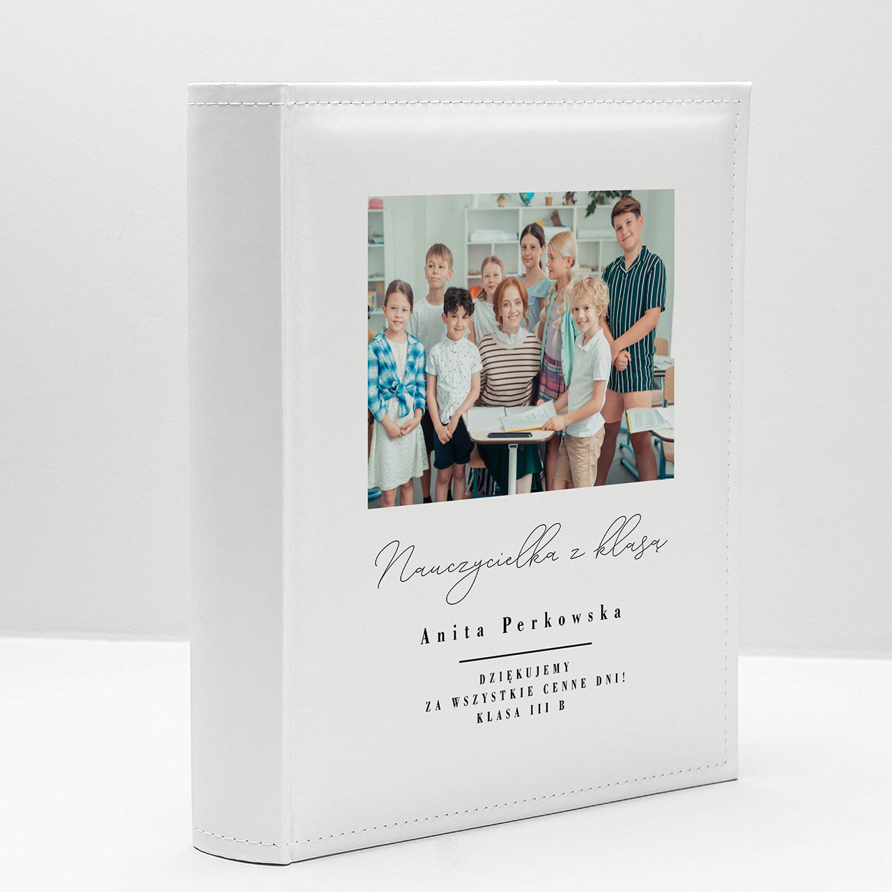 Personalizowany album fotograficzny - podziękowanie dla nauczyciela