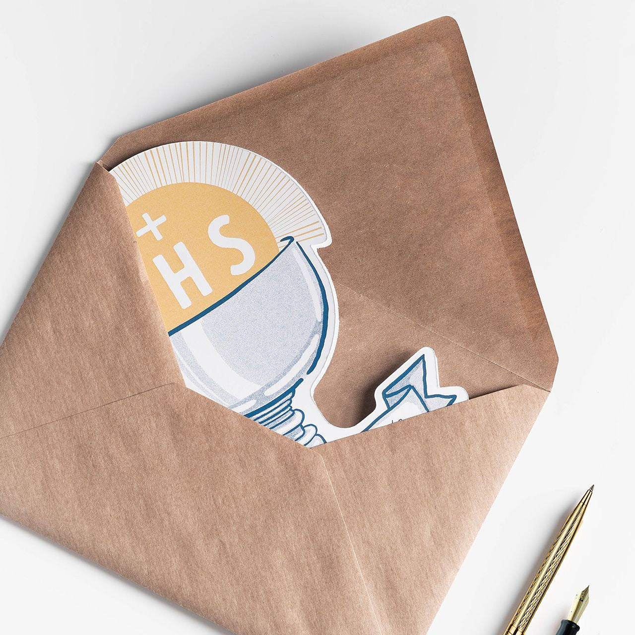 Personalizowana kartka na pierwszą komunię świętą