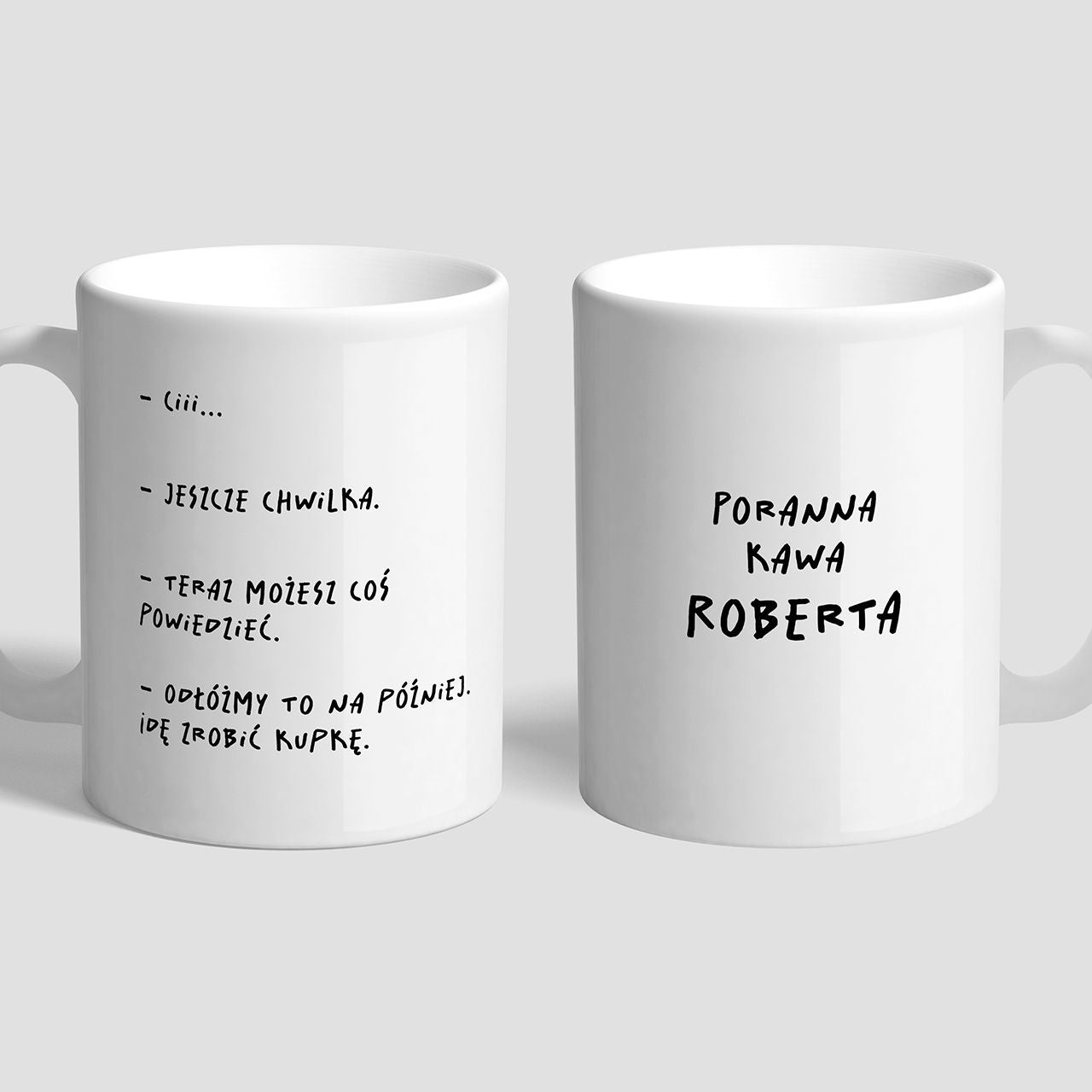 Zestaw kubek i kawa - Poranna Skala - śmieszny prezent dla współpracownika