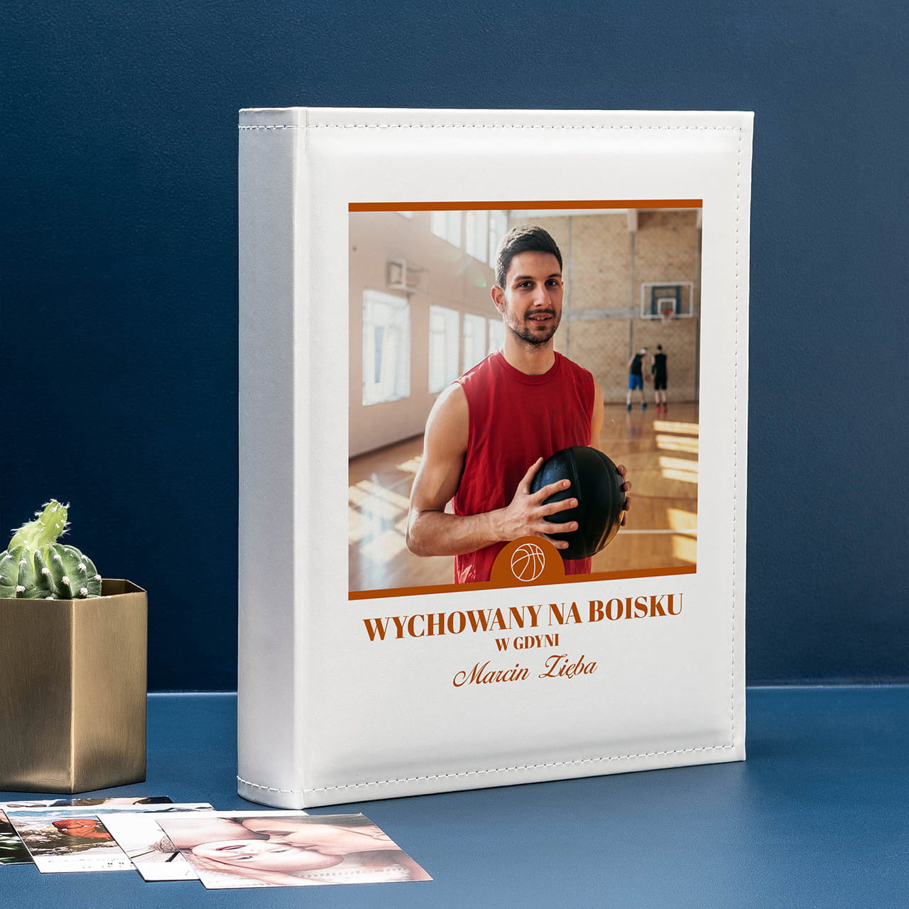 Personalizowany album dla koszykarza