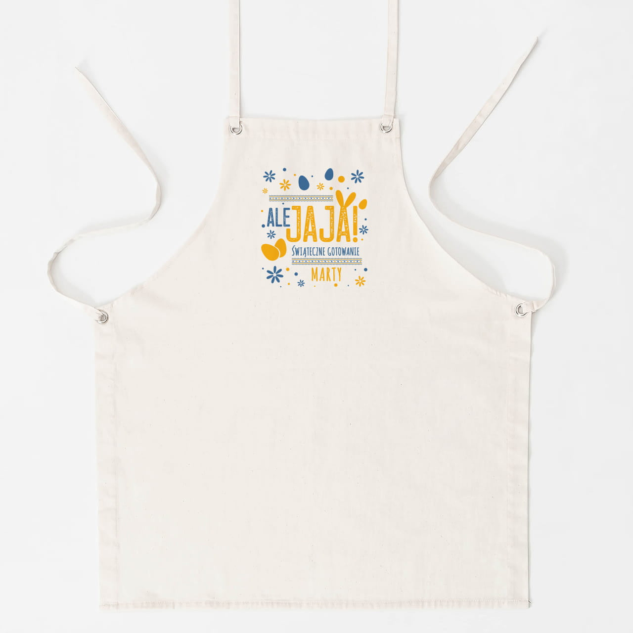 Personalizowany fartuch na prezent wielkanocny fartuch personalizowany fartuch kuchenny prezent na Wielkanoc