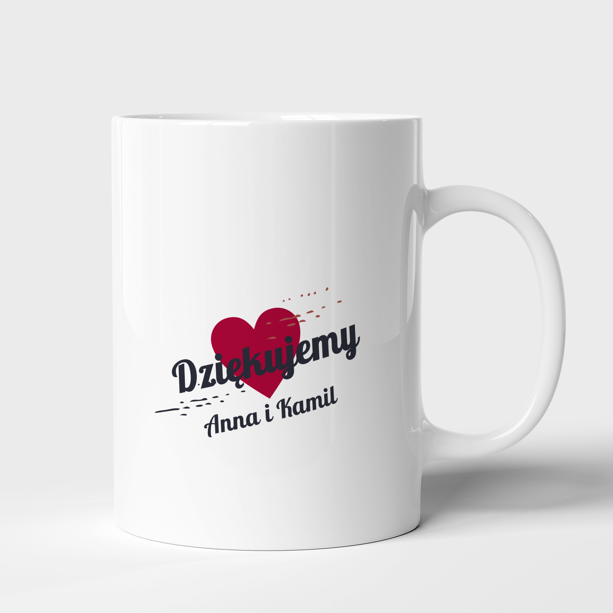 Kubek personalizowany - podziękowanie dla fotografa od Pary Młodej