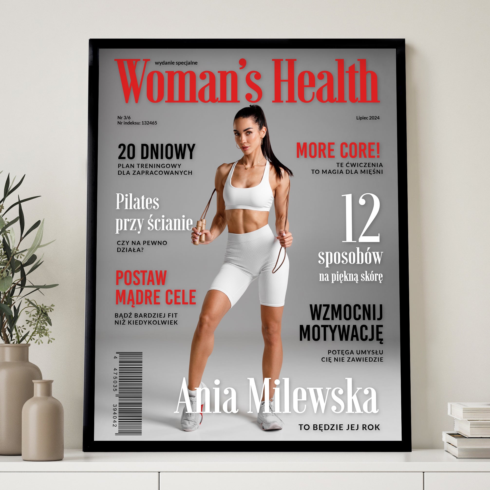 Plakat ze zdjęciem dla niej - Woman's Health