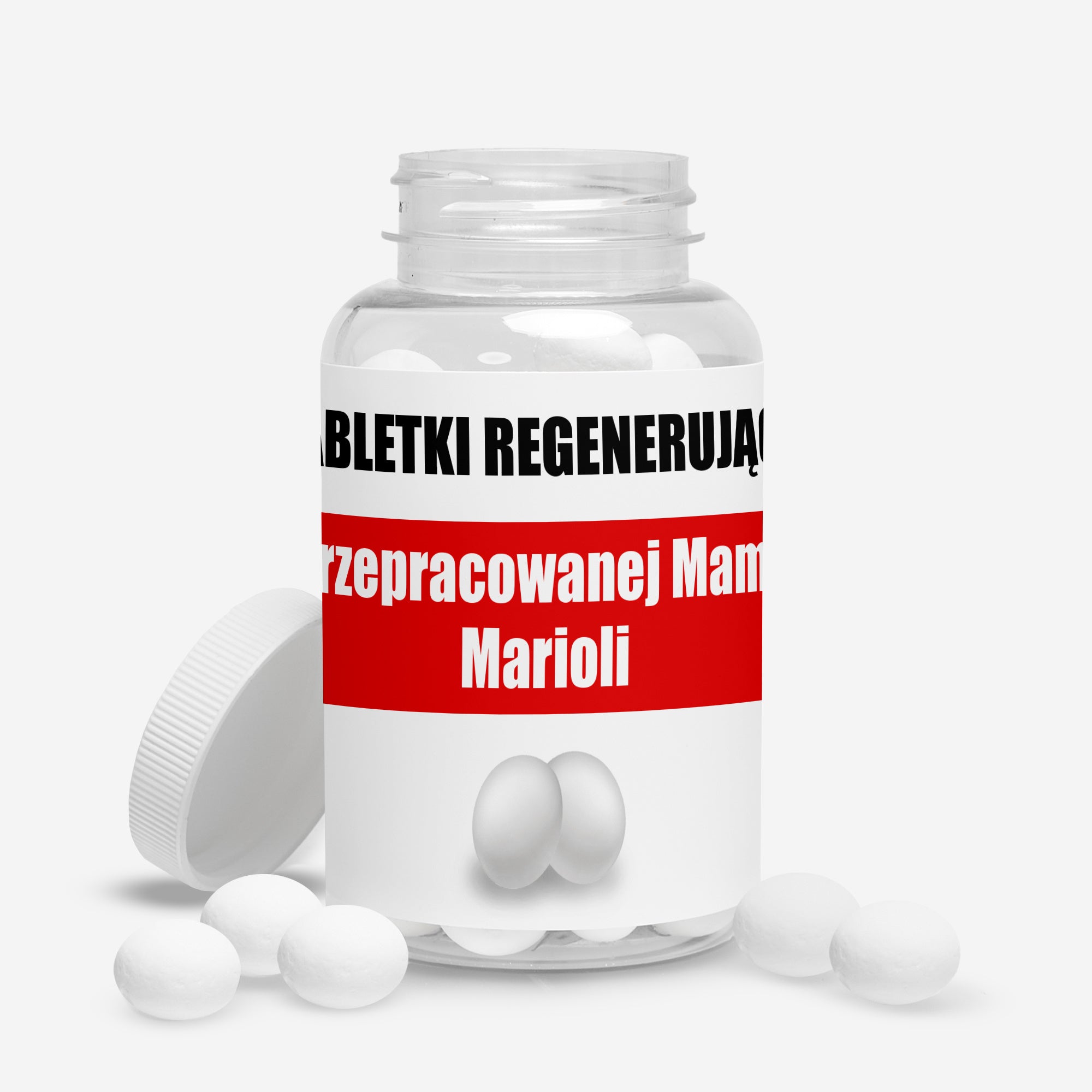Personalizowane miętówki - śmieszny prezent dla mamy cukierki miętowe drażetki miętowe prezent na dzień matki