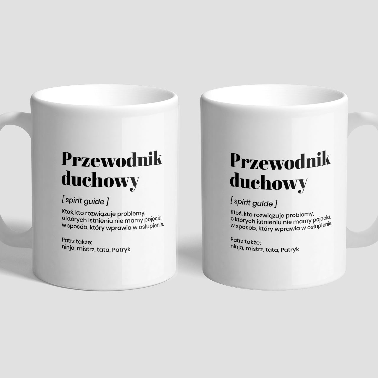 Personalizowany kubek dla przewodnika duchowego