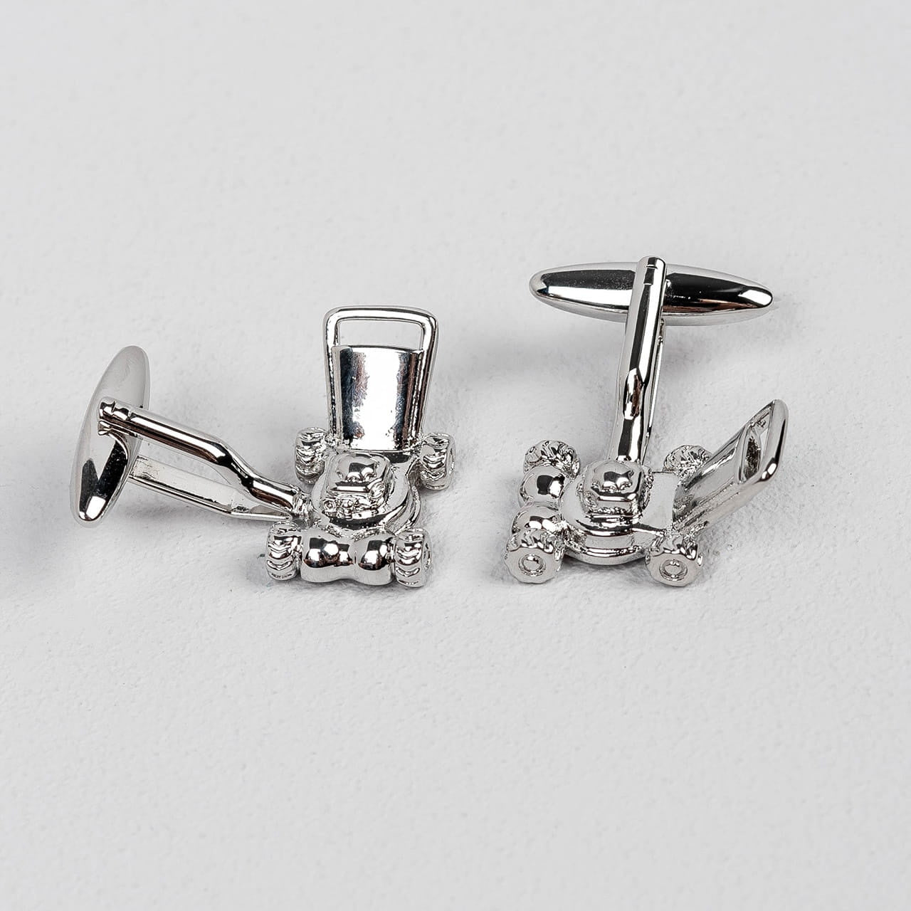 Spinki do koszuli dla ogrodnika - kosiarka prezent dla ogrodnika prezent dla działkowca