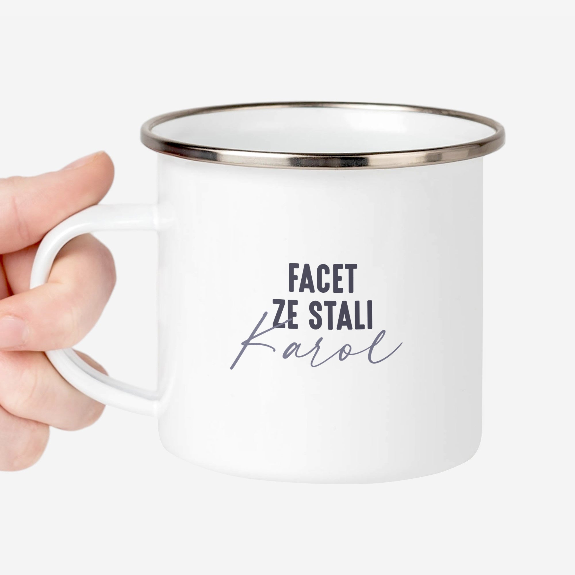 Personalizowany kubek dla faceta - Facet ze stali kubek dla mężczyzny prezent dla faceta