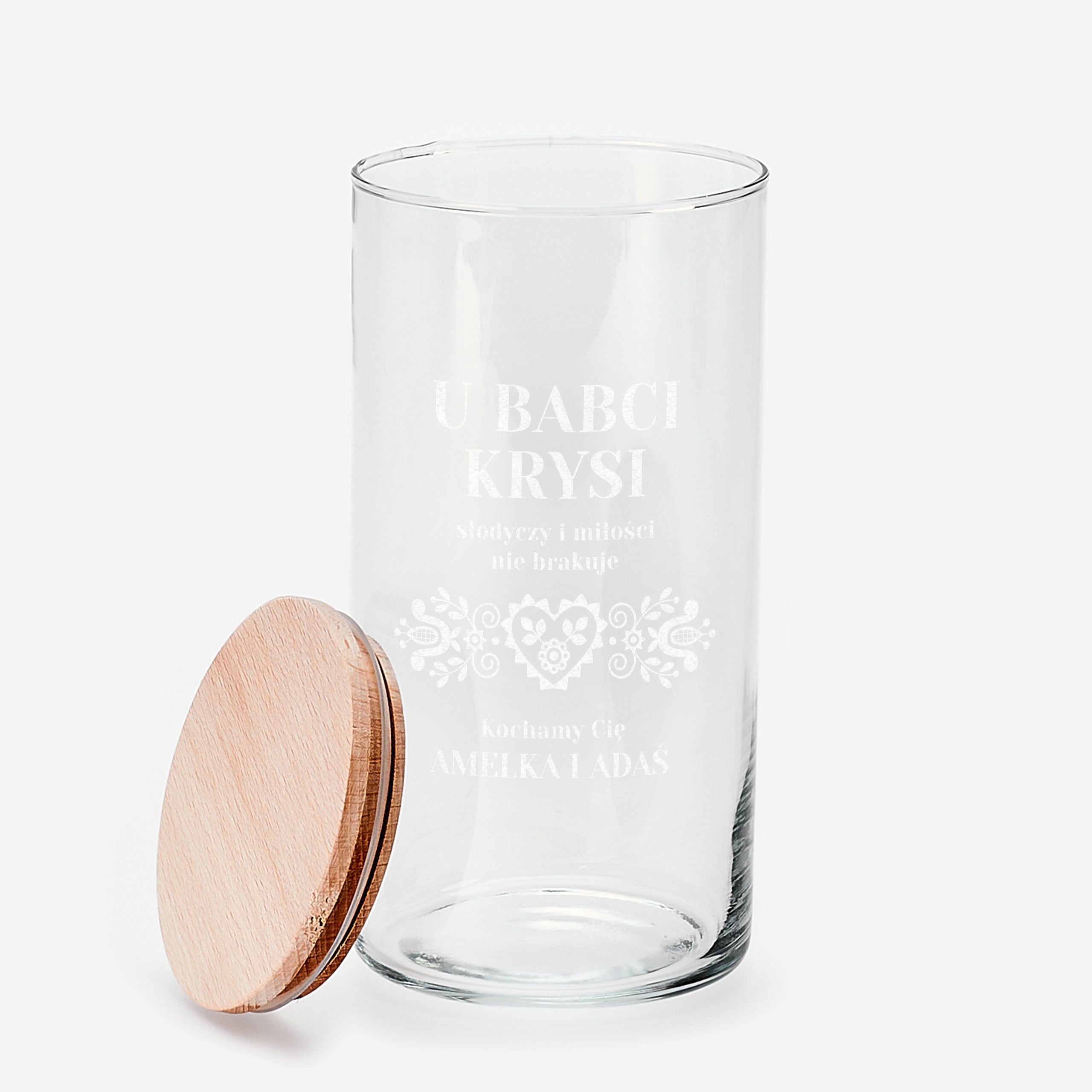 Personalizowany słoik dla Babci słoik na prezent prezent dla babci prezent na Dzień Babci