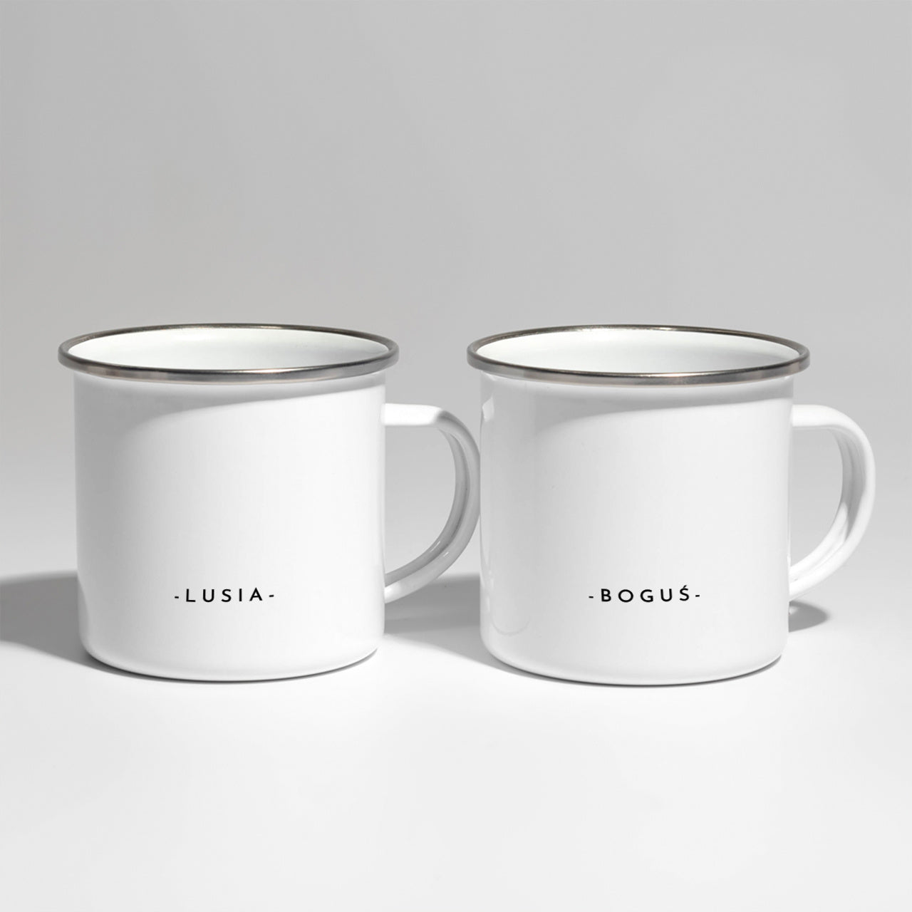 Emaliowane kubki dla Babci i Dziadka kubki na Dzień Babci i Dziadka prezent dla babci i dziadka