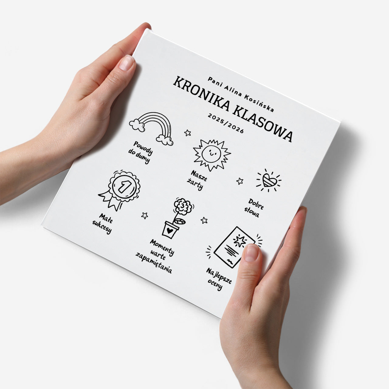 Personalizowana kronika klasowa - pamiątka dla wychowawcy prezent dla nauczyciela na koniec roku