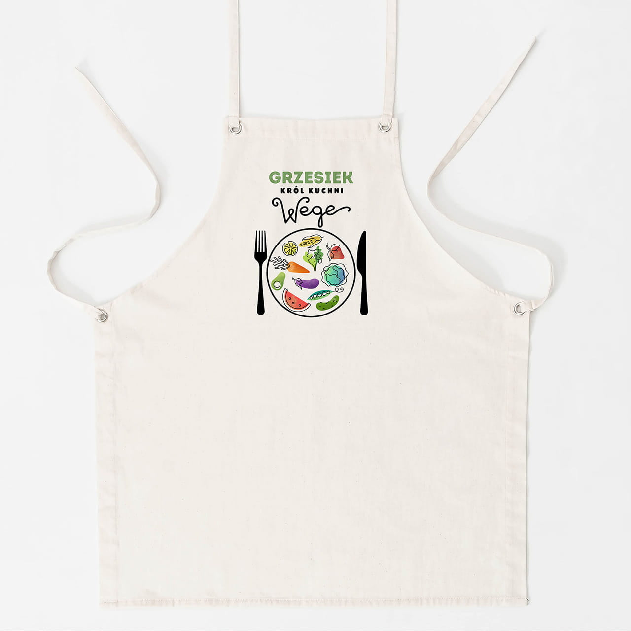 Personalizowany fartuch - prezent dla wegetarian fartuch personalizowany fartuch kuchenny fartuch z nadrukiem