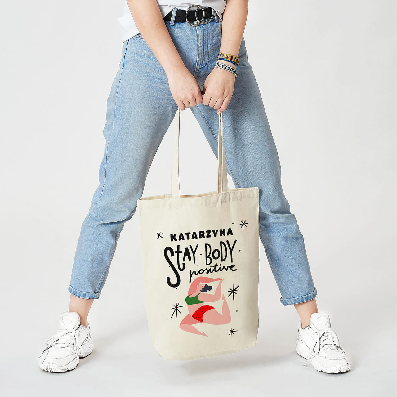 Personalizowana torba dla optymistki - stay positive