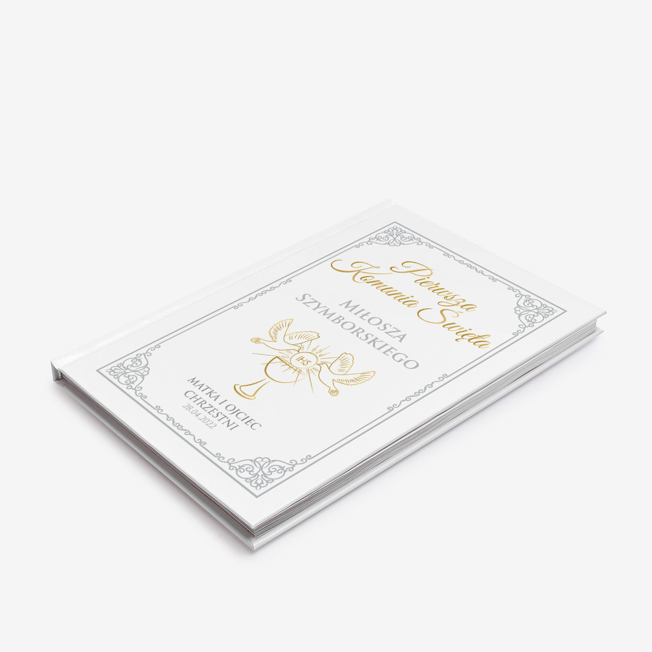 Biblia z imieniem na Komunię Świętą biblia na Komunię pamiątka Komunii Świętej