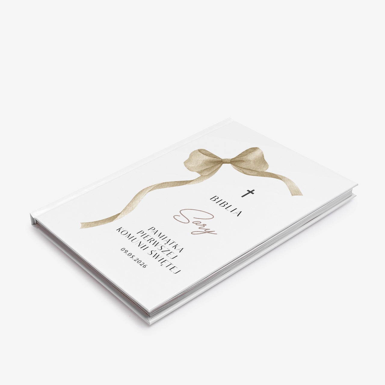 Biblia na Komunię - prezent personalizowany