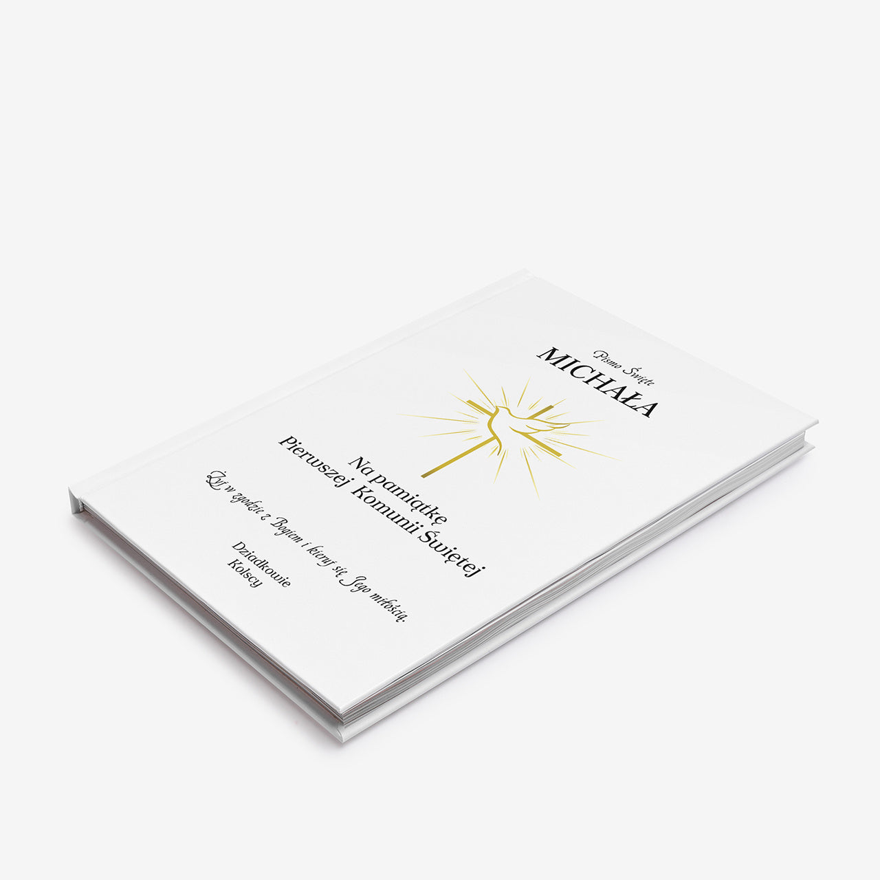 Personalizowana biblia na Komunię prezent na Komunię biblia dla dzieci na Komunię