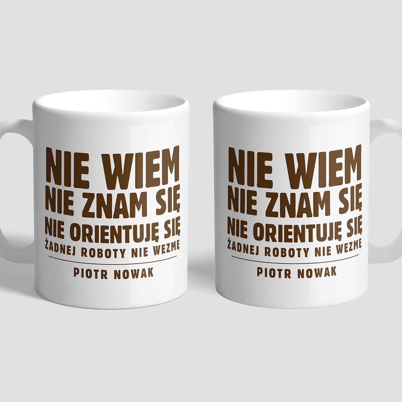 Kubek dla pracownika - Nie Znam Się