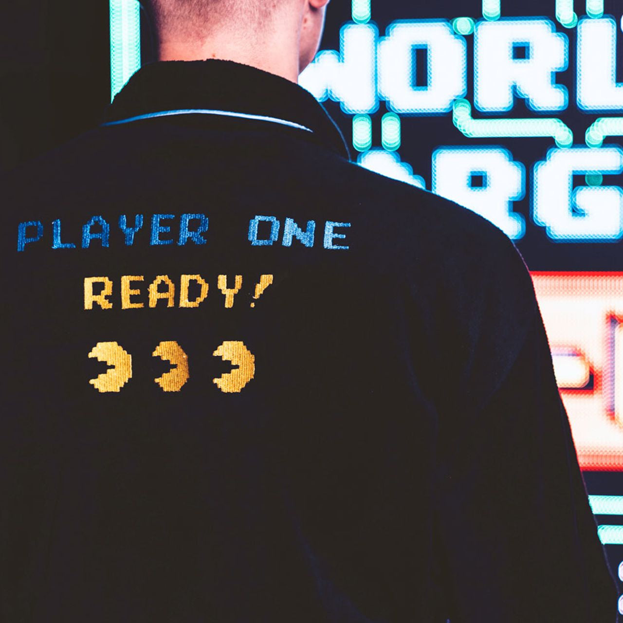 Prezent dla gracza - szlafrok Pac-Man szlafrok męski prezent dla chłopaka prezent na dzień chłopaka