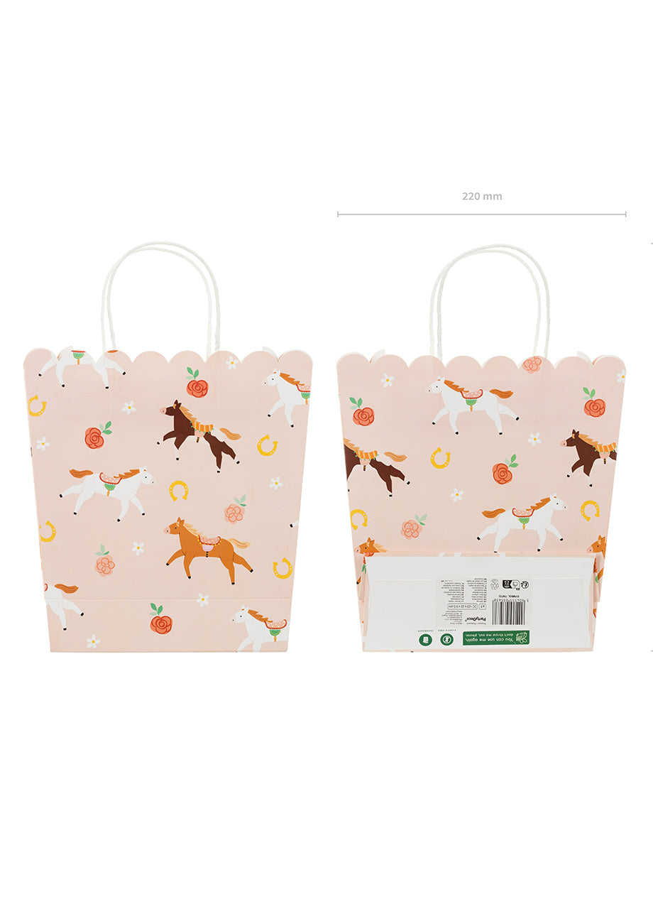 Papierowa torebka w konie
