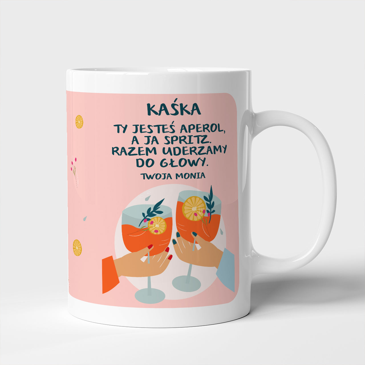 Personalizowany kubek dla przyjaciółki - Aperol Spritz
