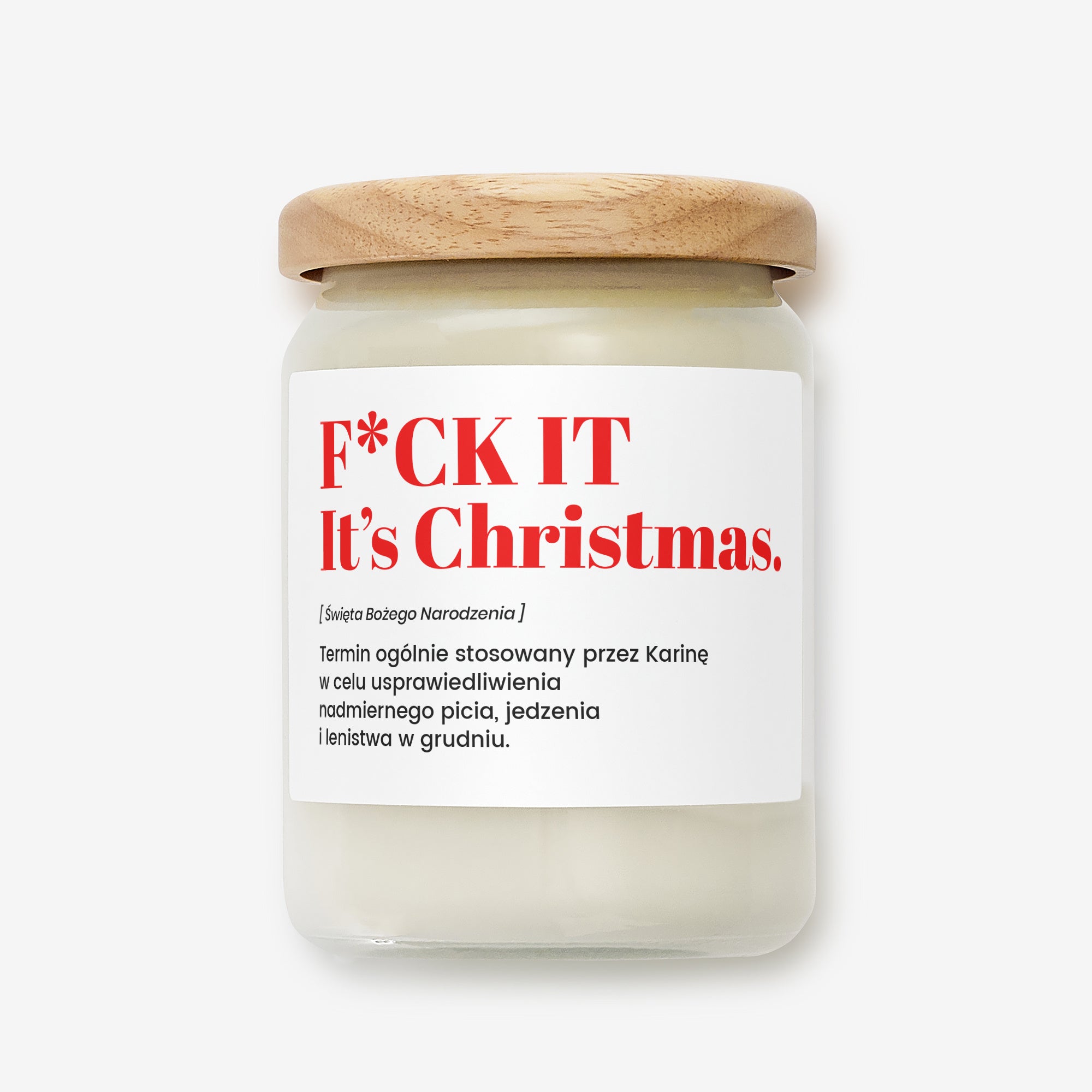 Świąteczna świeca dla niej - It's Christmas