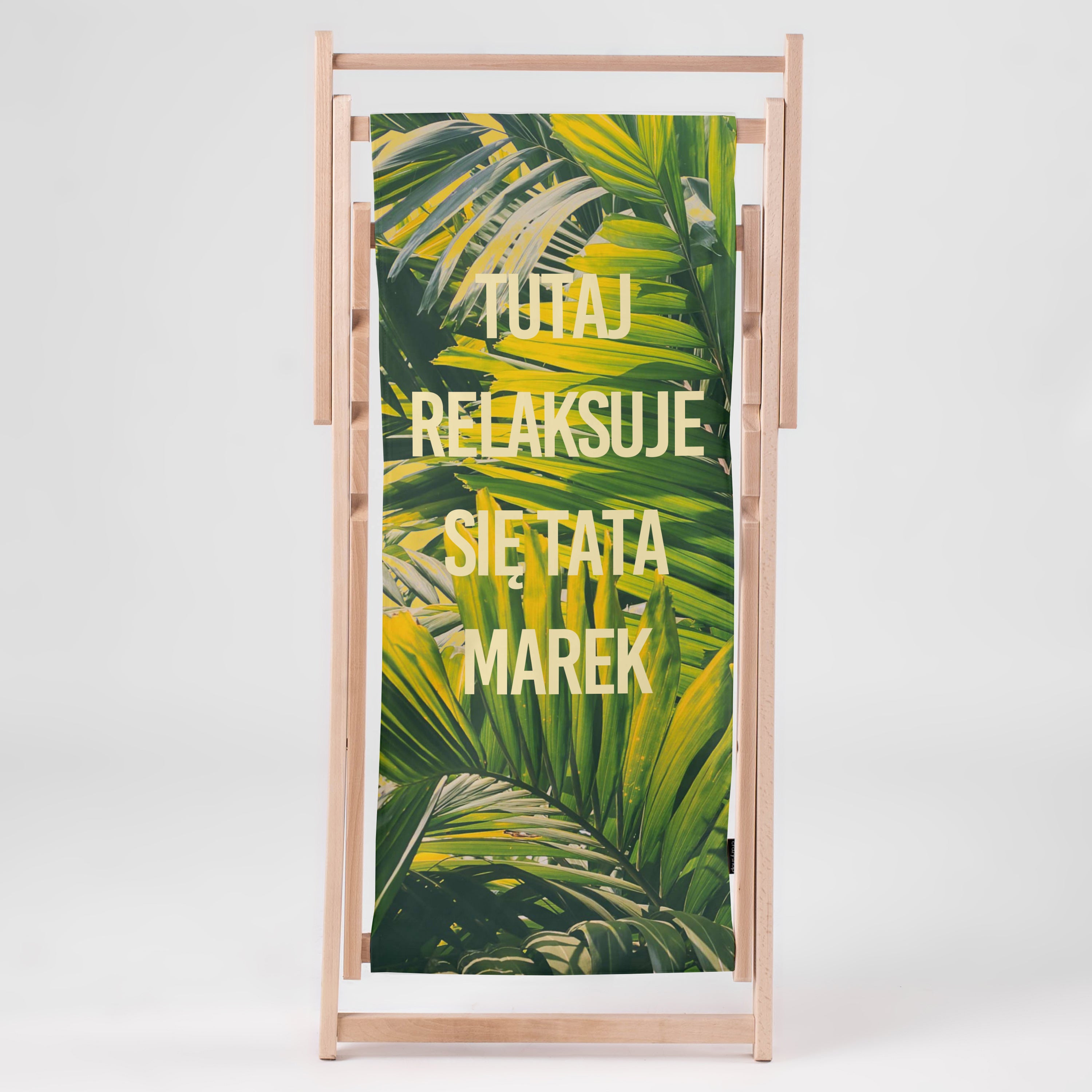 Personalizowany leżak na urodziny dla taty