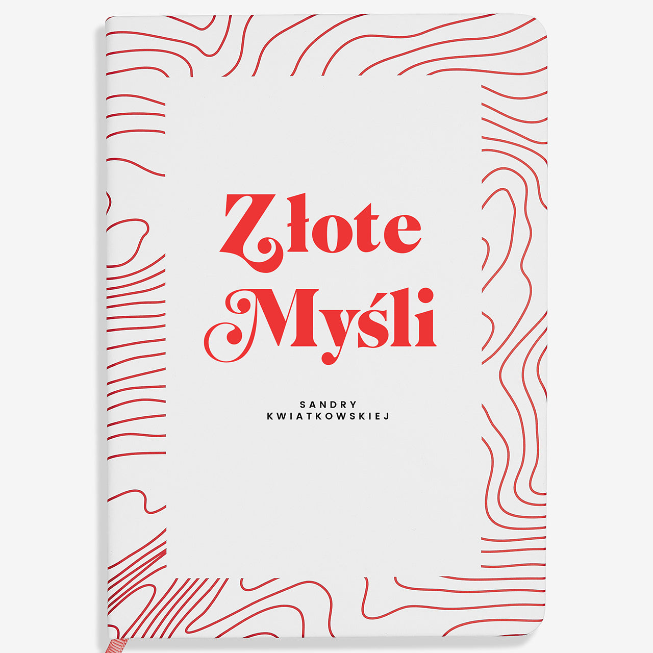 Czerwony notes personalizowany - prezent dla nastolatki