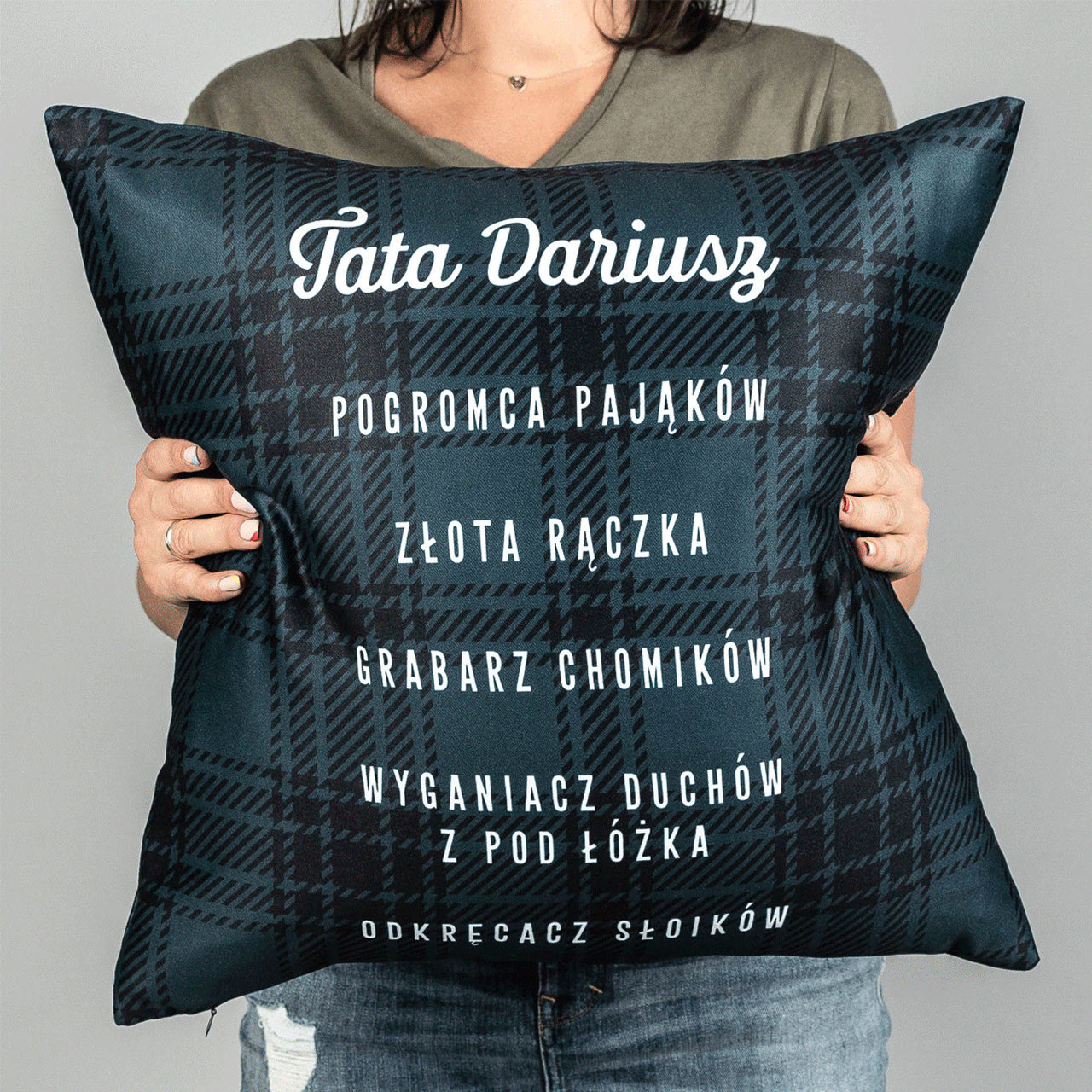 Poduszka na Dzień Taty - Z Taty Się Nie Wyrasta